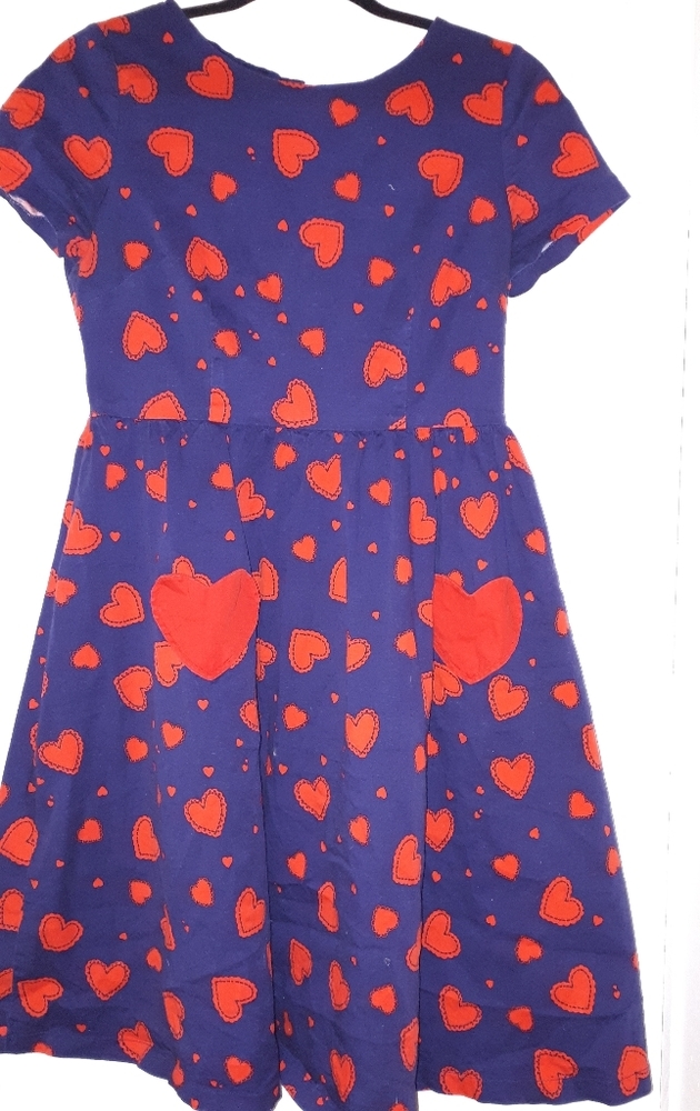 Vintage Navy and Red dress